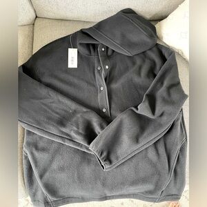 Outdoor Voices Black Fleece Hoodie - Men’s XL